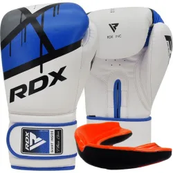 Боксерські рукавиці RDX F7 Ego Blue 16 унцій (капа в комплекті) - Robinzon.ua