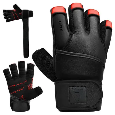 Перчатки для фитнеса RDX L7 Micro Plus Red/Black M - 3 - Robinzon.ua