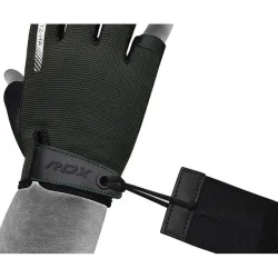 Перчатки для фитнеса RDX T2 Half Army Green XL - Robinzon.ua