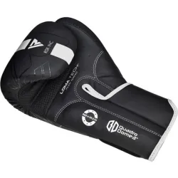 Боксерские перчатки RDX F6 Kara Matte White 12 унций (капа в комплекте) - Robinzon.ua