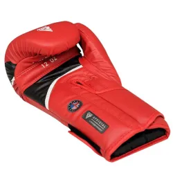 Боксерські рукавиці RDX AURA PLUS T-17 Red/Black 14 унцій (капа в комплекті) - Robinzon.ua