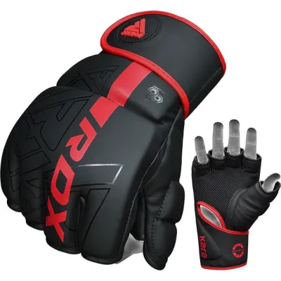 Рукавиці для ММА RDX F6 KARA Matte Red XL (капа у комплекті) - 6 - Robinzon.ua