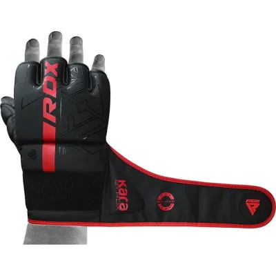 Рукавиці для ММА RDX F6 KARA Matte Red XL (капа у комплекті) - 4 - Robinzon.ua