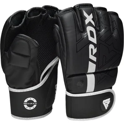 Рукавиці для ММА RDX F6 KARA Matte White L (капа у комплекті) - 5 - Robinzon.ua