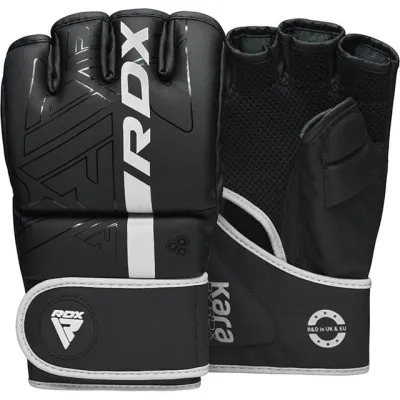 Рукавиці для ММА RDX F6 KARA Matte White L (капа у комплекті) - 2 - Robinzon.ua