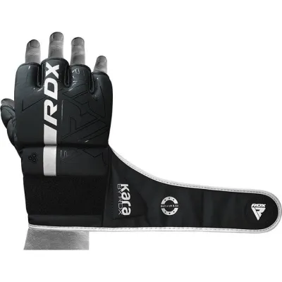 Рукавиці для ММА RDX F6 KARA Matte White L (капа у комплекті) - 3 - Robinzon.ua