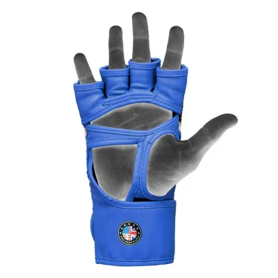 Перчатки для ММА RDX AURA PLUS T-17 Blue/Black M (капа в комплекте) - 2 - Robinzon.ua