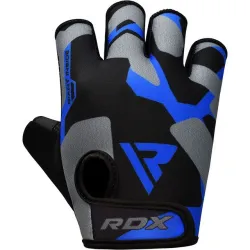 Рукавички для фітнесу RDX F6 Sumblimation Blue XL - Robinzon.ua