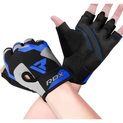 Рукавички для фітнесу RDX F6 Sumblimation Blue XL - 1 - Robinzon.ua