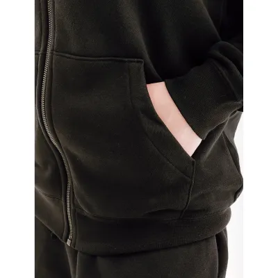 Жіноча Толстовка Nike FLC PARK20 FZ HOODIE Чорний XS (7dCW6955-010 XS) - 2 - Robinzon.ua