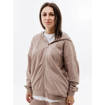 Жіноча Толстовка Nike W NSW JRSY OS FZ HOODIE Бежевий S (7dDM6415-272 S) Жіноча Толстовка Nike W NSW JRSY OS FZ HOODIE Бежевий S (7dDM6415-272 S) - Robinzon.ua