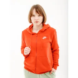 Жіноча Толстовка Nike CLUB HOODIE STD Червоний M (7dDQ5471-657 M) - Robinzon.ua