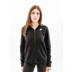Жіноча Толстовка Nike CLUB FLC FZ HOODIE STD Чорний  L (7dDQ5471-010 L) - Robinzon.ua