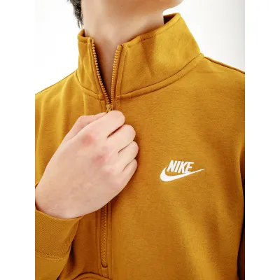 Мужская Кофта Nike CLUB BB HZ TOP Желтый 2XL (7dDD4732-716 2XL) - 3 - Robinzon.ua