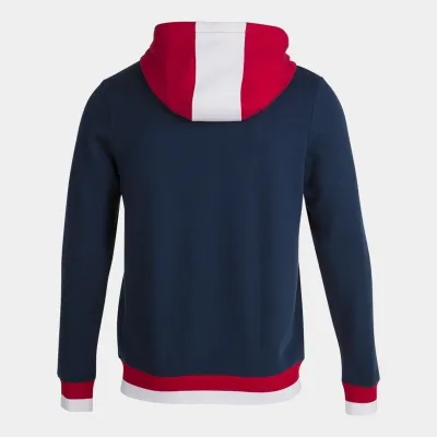 Мужская спортивная кофта Joma CONFORT II ZIP-UP HOODIE синий,красный M 101963.336 M - 1 - Robinzon.ua