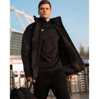 Чоловіча спортивна кофта Joma Faraon Чорний L (100285.100) - 2 - Robinzon.ua