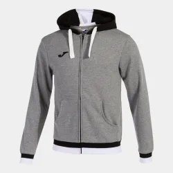 Чоловіча спортивна кофта Joma CONFORT II ZIP-UP HOODIE MELANGE сірий,чорний XL 101963.281 XL - Robinzon.ua