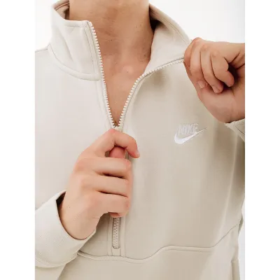 Чоловіча Кофта Nike CLUB BB HZ TOP Білий L (7dDD4732-073 L) - 4 - Robinzon.ua