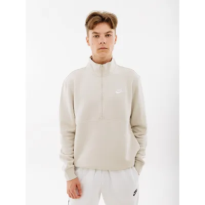 Чоловіча Кофта Nike CLUB BB HZ TOP Білий L (7dDD4732-073 L) - 1 - Robinzon.ua