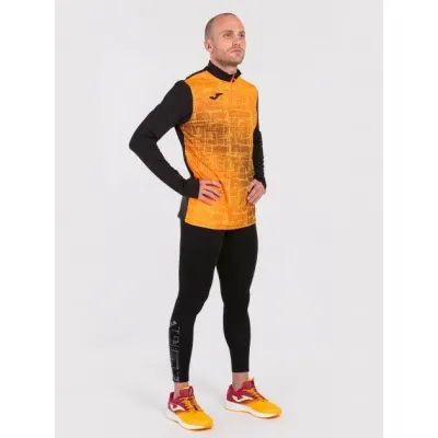 Чоловіча спортивна кофта Joma Elite VIII Чорний Помаранчевий XL (101930.108) - 6 - Robinzon.ua