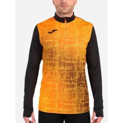 Чоловіча спортивна кофта Joma Elite VIII Чорний Помаранчевий XL (101930.108) - Robinzon.ua