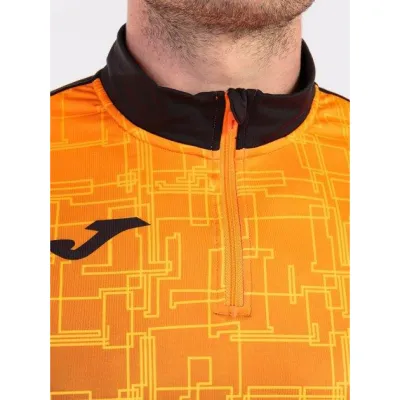 Чоловіча спортивна кофта Joma Elite VIII Чорний Помаранчевий XL (101930.108) - 2 - Robinzon.ua