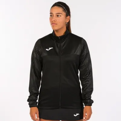 Жіноча спортивна кофта Joma MONTREAL FULL ZIP SWEATSHIRT чорний S 901645.100 S - 2 - Robinzon.ua