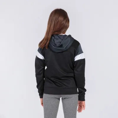 Жіноча спортивна кофта Joma CREW IV HOODIE JACKET чорний,темно-сірий L 901041.110 L - 2 - Robinzon.ua