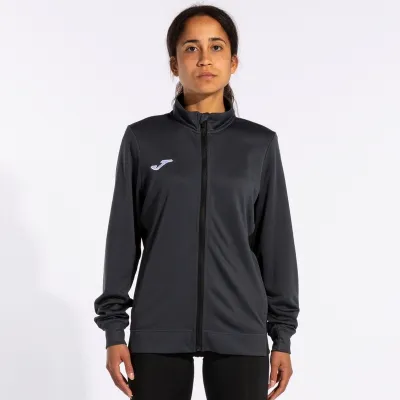 Жіноча спортивна кофта Joma WINNER II FULL ZIP SWEATSHIRT темно-сірий M 901679.151 M - 2 - Robinzon.ua