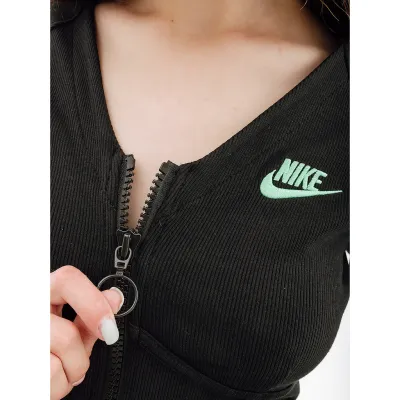 Жіноча Кофта Nike W NSW LS TOP RIB SW Чорний  L (7dFJ5220-010 L) - 2 - Robinzon.ua
