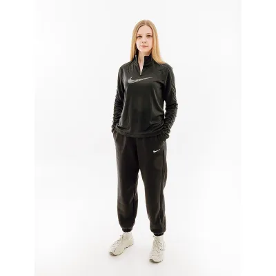 Женская Кофта Nike SWOOSH Черный L (7dFB4687-010 L) - 3 - Robinzon.ua