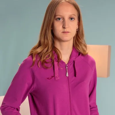 Жіноча спортивна кофта Joma CORINTO HOODIE JACKET фіолетовий S 901134.500 S - 1 - Robinzon.ua