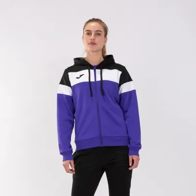 Жіноча спортивна кофта Joma CREW IV HOODIE JACKET фіолетовий,чорний XS 901041.551 XS - 1 - Robinzon.ua