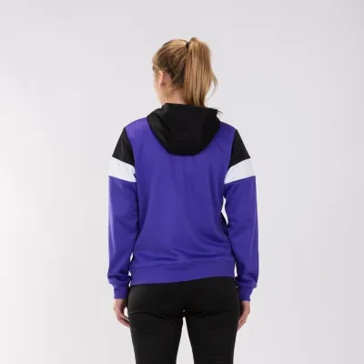Жіноча спортивна кофта Joma CREW IV HOODIE JACKET фіолетовий,чорний XS 901041.551 XS - 2 - Robinzon.ua