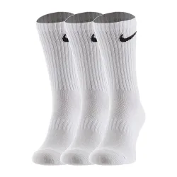 Жіночі Шкарпетки Nike U EVERYDAY LTWT CREW 3PR Білий 34-38 (7dSX7676-100 34-38) - Robinzon.ua