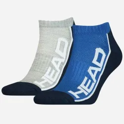Шкарпетки Head Performance sneaker 2-pack blue/grey Сірий Синій 35/38 (791018001-001) - Robinzon.ua