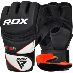 Рукавиці для ММА RDX F12 Model GGRF Black M (капа у комплекті) - Robinzon.ua