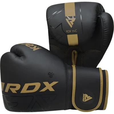 Боксерские перчатки RDX F6 Kara Matte Golden 10 унций (капа в комплекте) - 3 - Robinzon.ua