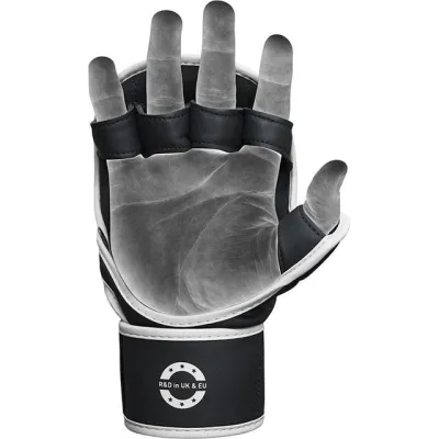 Рукавиці для ММА RDX F6 KARA Matte White Plus L/XL (капа у комплекті) - 4 - Robinzon.ua