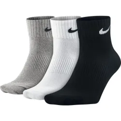 Жіночі Шкарпетки Nike U NK PERF LTWT QT 3PR Чорний, Білий, Сірий S (34-38) (SX4706-901 34-38) - Robinzon.ua