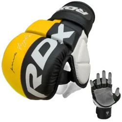 Рукавиці для ММА RDX T6 Plus Rex Yellow S  (капа у комплекті) - Robinzon.ua