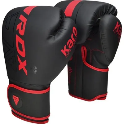 Боксерські рукавиці RDX F6 Kara Matte Red 8 унцій (капа в комплекті) - 2 - Robinzon.ua