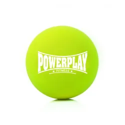 Масажний силіконовий м'яч PowerPlay PP-4354 Silicone Lacrosse Ball (6.3см.) Зелений - Robinzon.ua