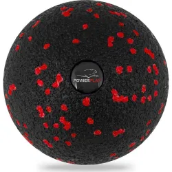 Масажний м'яч PowerPlay PP-4350 Epp Massage Ball (d8) Чорно/Червоний - Robinzon.ua