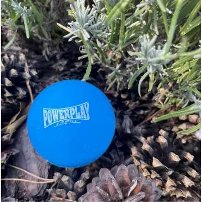 Масажний силіконовий м'яч PowerPlay PP-4354 Silicone Lacrosse Ball (6.3см.) Синій - 5 - Robinzon.ua