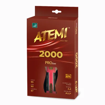 Ракетка для настільного тенісу ATEMI 2000 PRO анатомічна APS (4013368097069) - 1 - Robinzon.ua