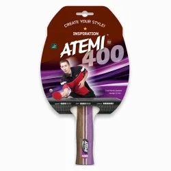 Ракетка для настільного тенісу ATEMI 400 А Inspiration анатомічна* (4740152100383) - Robinzon.ua