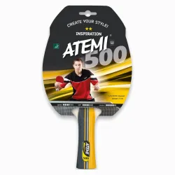 Ракетка для настільного тенісу ATEMI 500 С Inspiration конічна** (4740152100413) - Robinzon.ua