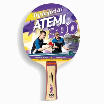 Ракетка для настільного тенісу ATEMI 300 С Конічна* (4740152100376) Ракетка для настільного тенісу ATEMI 300 С Конічна* (4740152100376) - Robinzon.ua