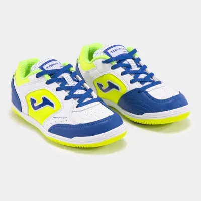 Футзалки дитячі Joma TOP FLEX білий, синій Діт 38 TPJW2402IN 38 - 1 - Robinzon.ua